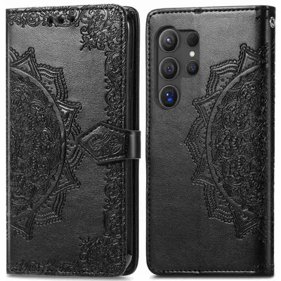 Imagen del producto de Funda libro Mandala para Samsung Galaxy S24 Ultra -