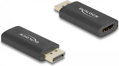 Produktbild von Delock Aktiver DisplayPort 1.4 zu HDMI Adapter 8K mit HDR Funktion