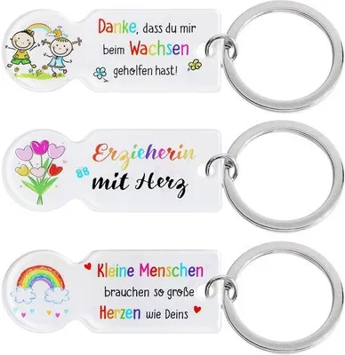 Produktbild von Metalen winkelwagenchip voor opvoeders, verwijderbaar, acryl, cadeau voor kinderopvang