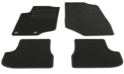 Fußmatten Set für Peugeot 207 CC, Bj. 3/2007-6/2009, schwarz