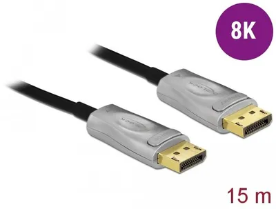 Productafbeelding van DeLOCK 85886 DeLOCK DisplayPort 1.4 Kabel 8K 60 Hz 15,0 m schwarz, 1 St.