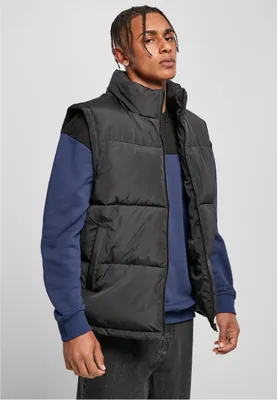 Image de Urban Classics - Block Puffer Weste schwarz - S