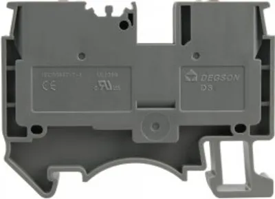 Produktbild von Reihenklemme 4mm2 Durchgangsklemme Grau Durchgangsreihenklemme Installationsklemme UL