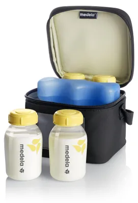 Produktbild von Medela Set Khltasche & 4 Flaschen