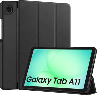 Produktbild von Hülle für Samsung Galaxy Tab A11 - Schwarzes Gehäuse mit umfassendem Mehrpositionsschutz Phonillico®