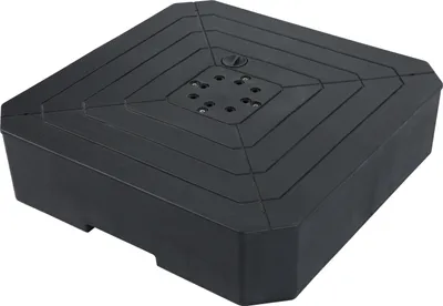 Image de Axi Pied De Parasol En Plastique Remplissable, Noir | Socle, Base Pour Jardin / Terrasse | Convient Aux Parasols Suspendus Jusqu'À 3 X 3 M | Avec 2