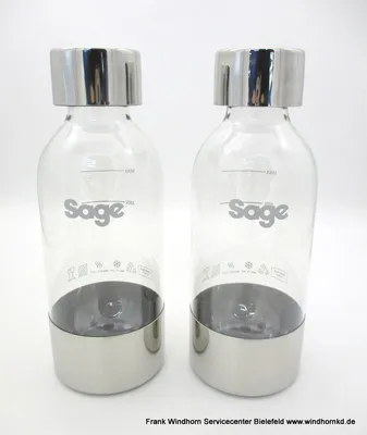 Immagine prodotto di sage the InFizz 0.6L confezione da 2 bottiglie, colore: acciaio inox