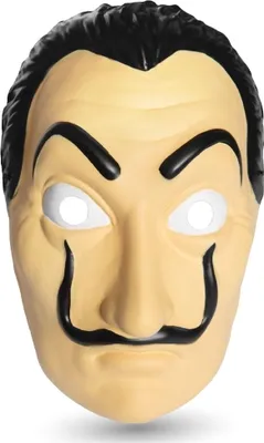 Produktbild von Haus des Geldes Maske - Einheitsgröße - Salvador Dali - Kostüm für Fasching, Karneval, Halloween