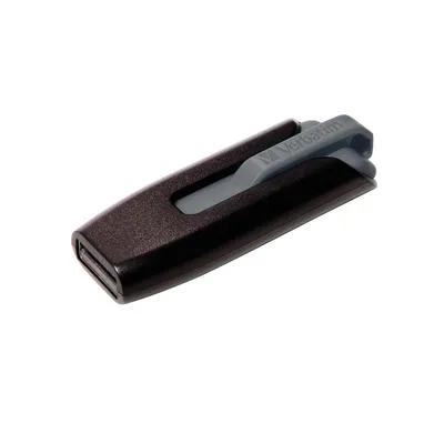 Produktbild von Verbatim V3 - USB 3.0-Stick 256 GB - Schwarz, 256 GB, USB Typ-A, 3.2 Gen 1 (3.1 Gen 1), 120 MB/s, Dia, Schwarz