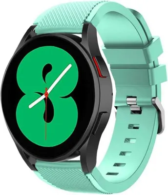 Produktbild von Strap-it Silikonarmband passend für Samsung Galaxy Watch 7 (40&44mm) / 6 (Classic) / 5 (Pro) / 4 (Classic) / FE /  – Aqua