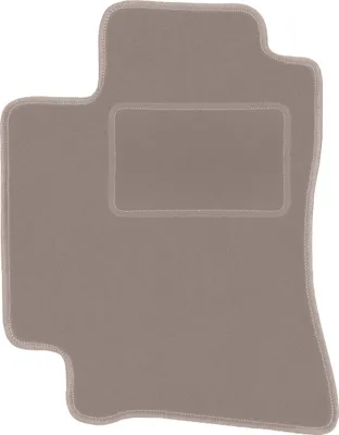 Produktbild von Fahrerfußmatte Velours beige passend für Lexus IS I (1998-2005, Limousine) – mit Befestigungen – passgenau