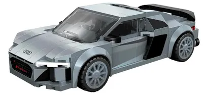 Produktbild von Cada Audi R8 Coupe 1:24 Bausatz 199 Stücke Grau Kinder Grau One Size