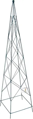 Produktbild von Metall Rankhilfe für Kübelpflanzen Pyramide 90cm Spalier Rankgitter Rankgestell