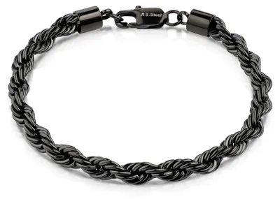 Produktbild von Zeeme Stainless Steel Armband Edelstahl 21cm schwarz 344060518-1