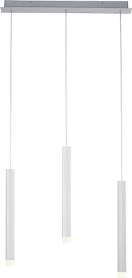 Produktbild von LED Hängeleuchte, Aluminium, Silber, warmweiß, H 120 cm