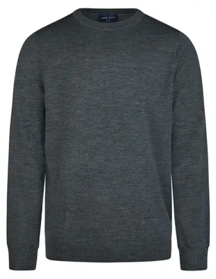 Produktbild von Marvelis - Pullover - Rundhals Ausschnitt - Herren, (632125), Größe:S, Farbe:anthrazit (67)