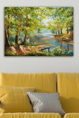 Image de Wallity, 1193655400- TCR1674, Coloured, Canvas pictures, 50 x 70 cm, 100% canvas