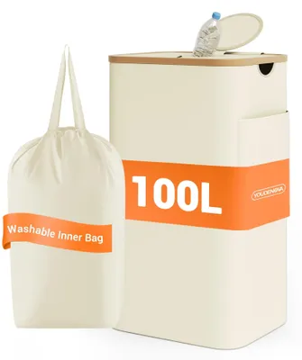 Produktbild von 100L Recyclingbehälter für Pfandflaschen mit Deckel