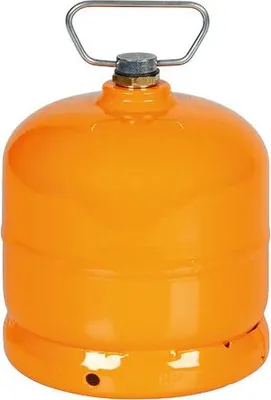 Zdjęcie produktu dla Butla gazowa LPG, wylot zaworu, przyłącze M 16 x 1,5, masa wewnętrzna - 1 kg (2,5 litra)
