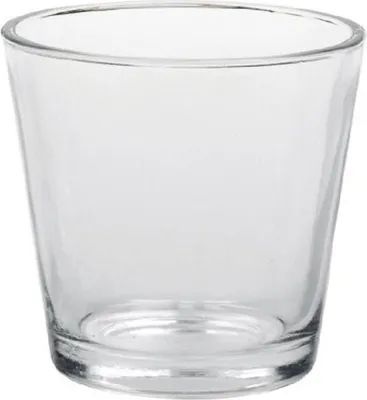 Image de Sandra Rich YC 110 Vase / Photophore 'Coni' en verre, conique, Ø 9 x 8 cm, transparent (1 pièce)