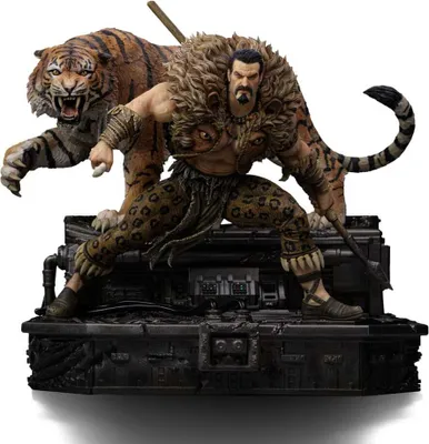 Immagine prodotto di Statua "Spider-Man contro i cattivi", linea Art Scale, scala 1/10, diorama di Kraven, altezza 22 cm