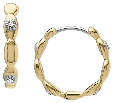 Obrázok produktu pre Náušnice Fossil dámske Sutton Evil Eye z nehrdzavejúcej ocele v zlatom tóne JF04795710