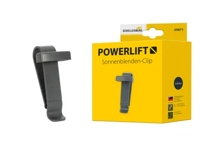 Produktbild von Schellenberg Powerlift Sonnenblenden-Clip für Garagentorantriebe, Handsender Halterung, 60871
