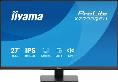Produktbild von Iiyama Tft X2793Qsu 68.5Cm Ips 27''/2560X1440/Hdmi/Dp/Usb Hub