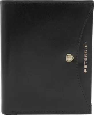Produktbild von Peterson Portemonnaie aus Leder für Männer Wolfire schwarz One size