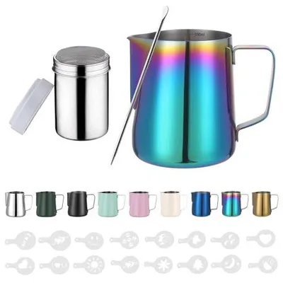 Zdjęcie produktu dla Dzbanek do spieniania mleka ze stali nierdzewnej 350 ml barista