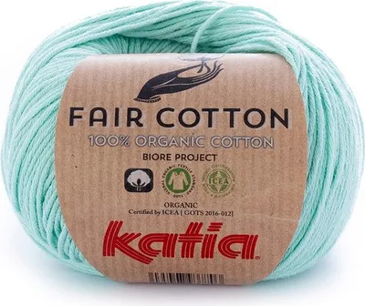 Produktbild von Katia Fair Baumwolle 29 Pastel Green Strickgarn