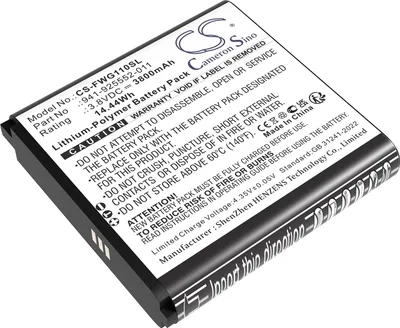 Immagine prodotto di TECHTEK Batteria compatibile con [Franklin Wireless] RG1100, per [JexStream] RG1100 sostituisce 941-925552-011