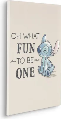 Produktbild von Komar Keilrahmenbild - Disney Lilo and Stitch Oh What Fun - Größe: 40 x 60 cm