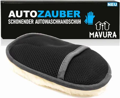 Produktbild von AUTOZAUBER Auto Waschhandschuh Mikrofaser Radhandschuh Autowaschhandschuh