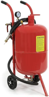 Produktbild von mobiles Sandstrahlgerät Druckluft Sandstrahler 36 l + Düsen, Schlauch & Sandstrahlpistole