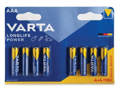 Immagine prodotto di Alcaline Aaa/Lr03 1,5V Promo Pack 4+4 Pz 4903.121.448 (Blister)