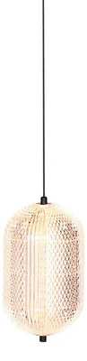 Obrázek produktu pro Závěsné svítidlo - jantarová - Geripu - plast kov - Ø 15cm - LED - 3840ZW - Mexlite