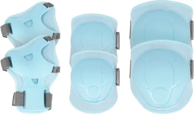 Produktbild von Schonerset Protektoren Schutzausrüstung Inliner Schützer Pads Schoner Kinder Blau M