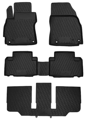 Produktbild von WALSER XTR Gummi Fussmatten Auto für Mazda 5, 7-Sitzer (CW) 2010-2018, 100% passgenaue Auto Fußmatten, robuste Universal Fußmatte Auto, Gummimatten Auto, Auto Fussmatten Gummi