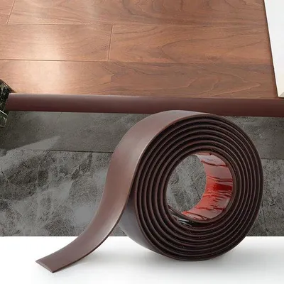 Immagine prodotto di Giunto per pavimenti in PVC, 2 metri, autoadesivo, 5,5 cm, marrone scuro