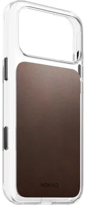 Produktbild von Nomad Transparente Lederhülle Horween iPhone 18 Pro Max Rustic Brown