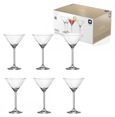Image de Ensemble de 6 verres à cocktail Leonardo Martiniglas, idéal pour une utilisation quotidienne