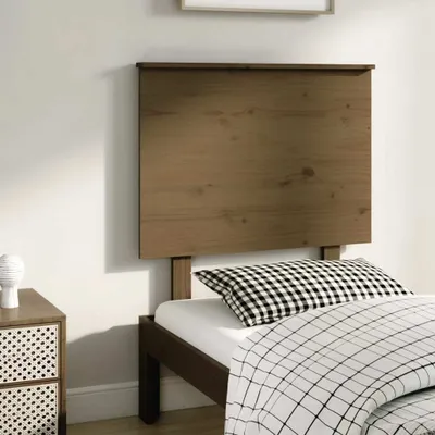Produktbild von vidaXL Kopfteil Honigbraun 79x6x82,5 cm Massivholz Kiefer - Kopfteil - Kopfteile - Bettkopfteil - Holzkopfteil