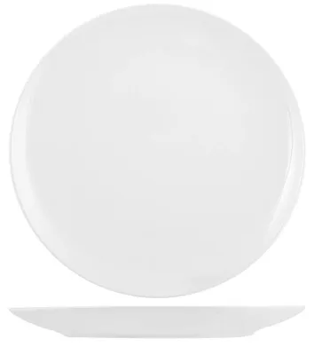 Obrázek produktu pro Sada 12 porcelánových talířů, vhodná do myčky nádobí a mikrovlnné trouby