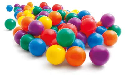 Produktbild von INTEX Fun Ballz 100 Stück 8cm Bälle mit Tragetasche – Spielspaß ab 2 Jahren