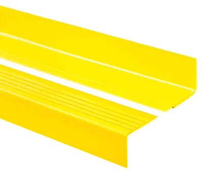 Zdjęcie produktu dla QUEST Profil schodowy PCV , 1.5m, antypoślizgowy nosek schodowy,  RD, żółty