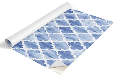 Obrázok produktu pre Fólia na nábytok Tulup – samolepiaca fólia na nábytok – samolepiaca fólia 65 x 130 cm – fólia na skriňu – fólia na nábytok – fólia do kuchyne – vodovzdorná – umývateľná – samolepiaca – bez vzduchových bublín – akvarelová mozaika