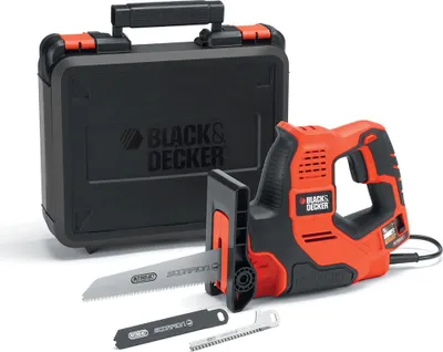 Image de Scie sabre filaireScorpion Autoselect - 500W - BLACK+DECKER - avec 3 lames - coffret - RS890K-QS