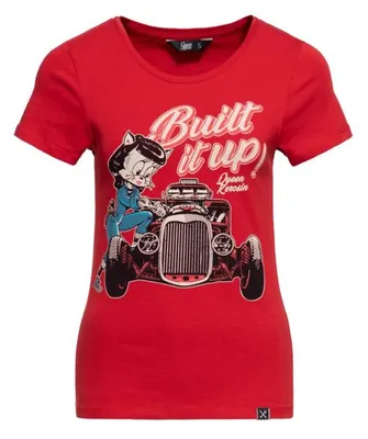 Produktbild von Queen Kerosin T-Shirt - Built It Up Rot XS