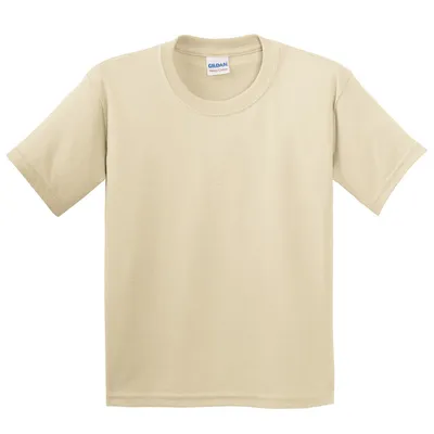 Produktbild von Gildan Kinder T-Shirt mit Rundhalsausschnitt, kurzärmlig BC485 (XL) (Sand)